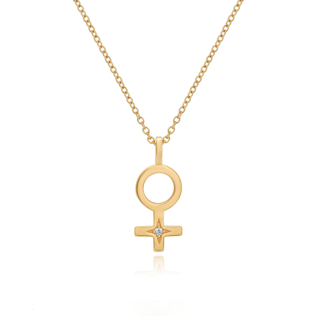 Womens jewellery by Rani and Co showcasing a gold chain female necklace with radiant rainbow moonstone
