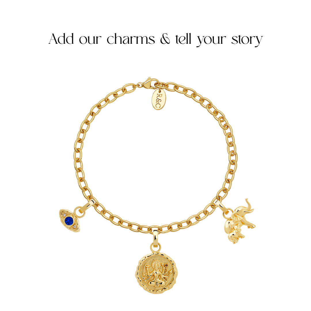 Cable Chain Charm Bracelet