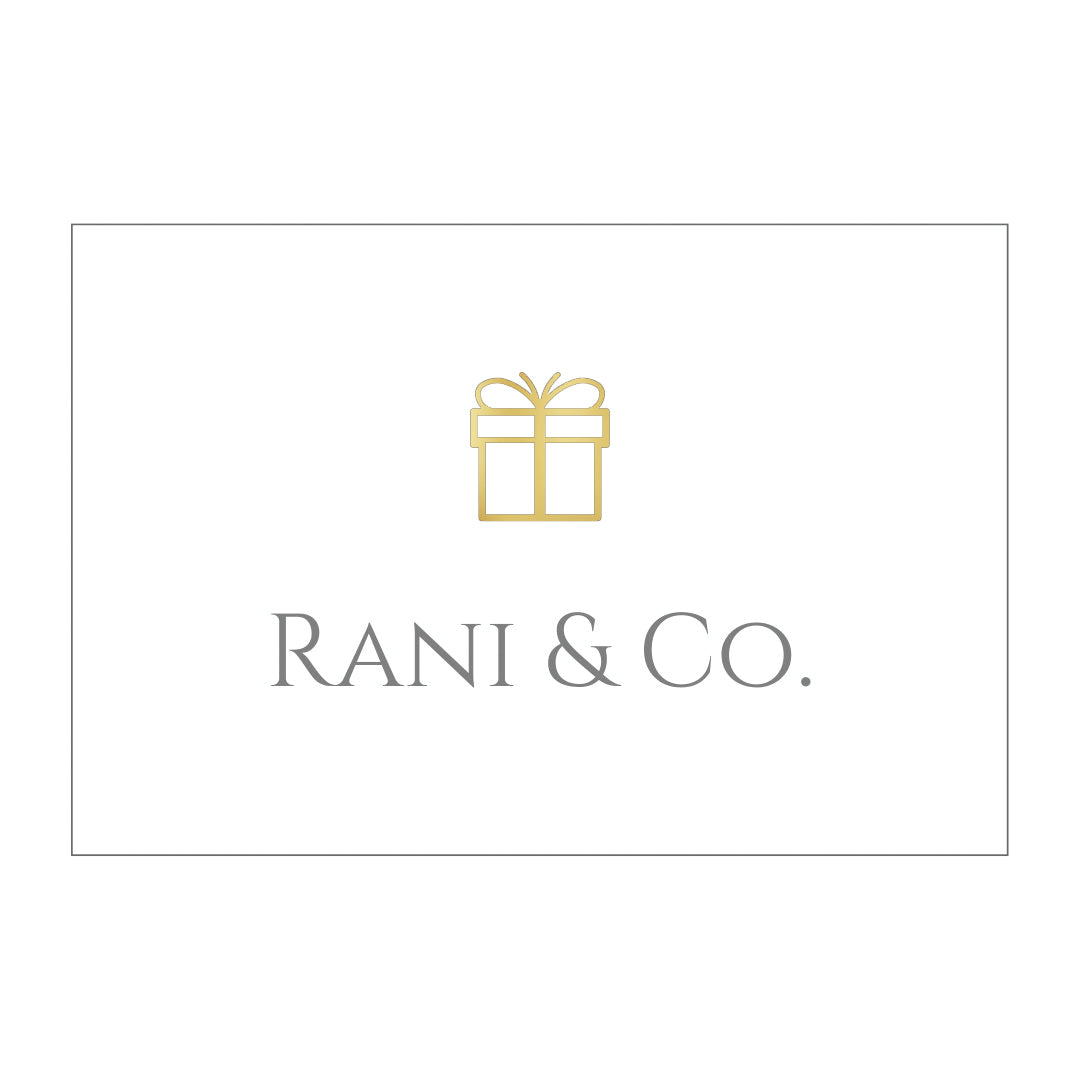 Buy gift card for womens jewellery by Rani and Co perfect for gifting jewellery with ease
