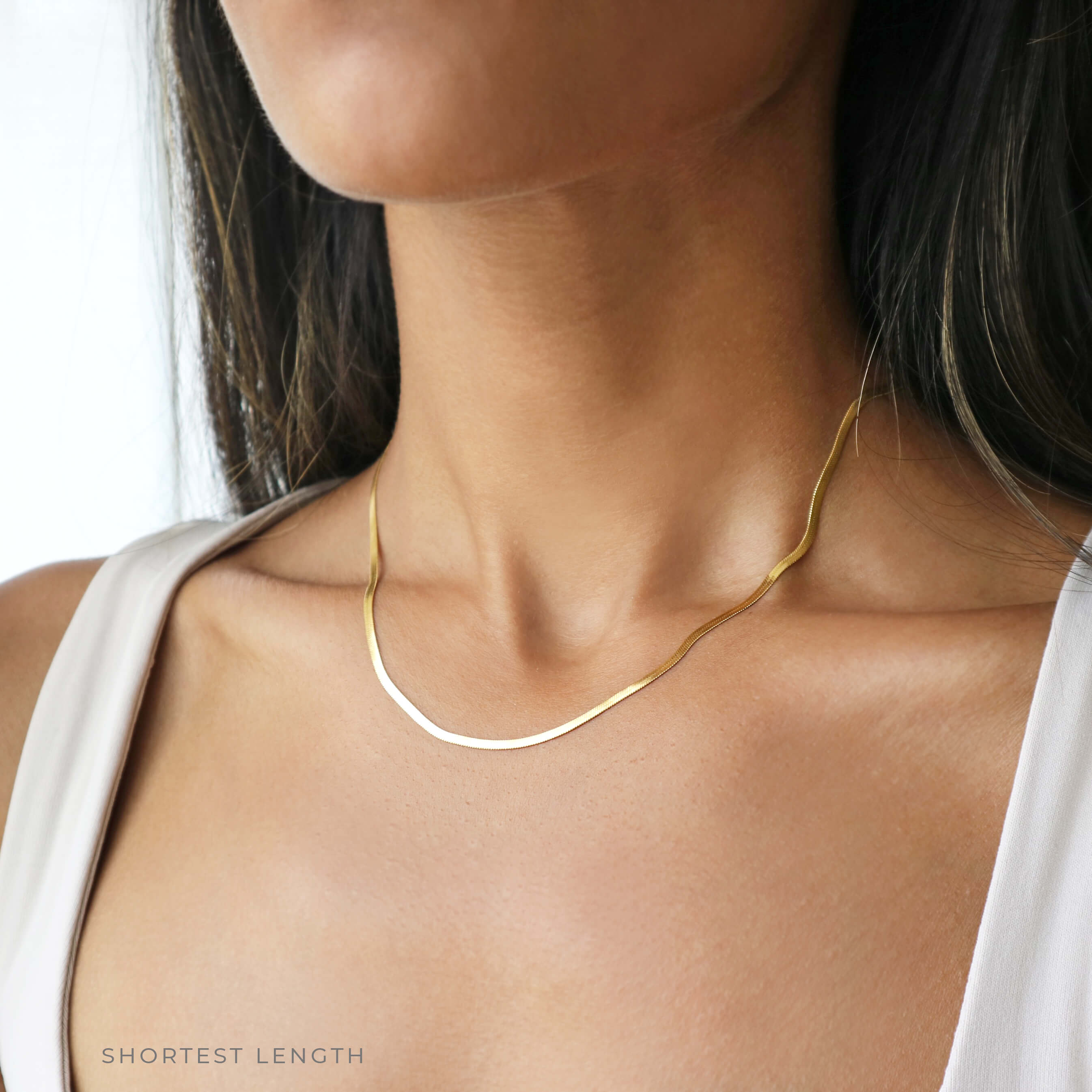 Rani and Co womens jewellery – 18k gold plated snake chain, water resistant and perfect for layering