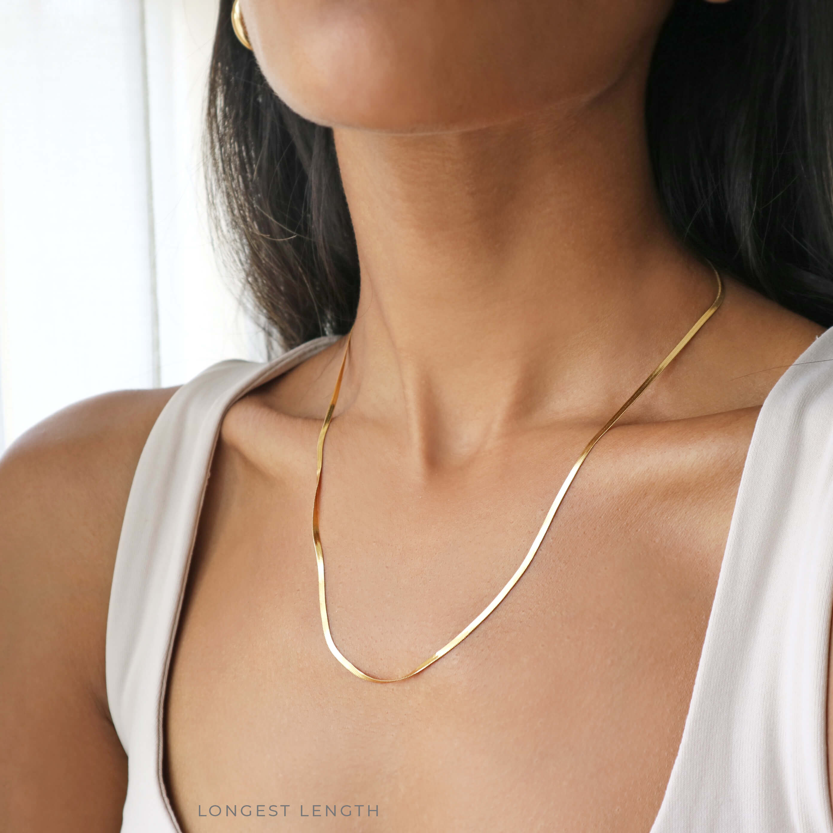 Water resistant snake chain – womens jewellery in 18k gold plated finish by Rani and Co