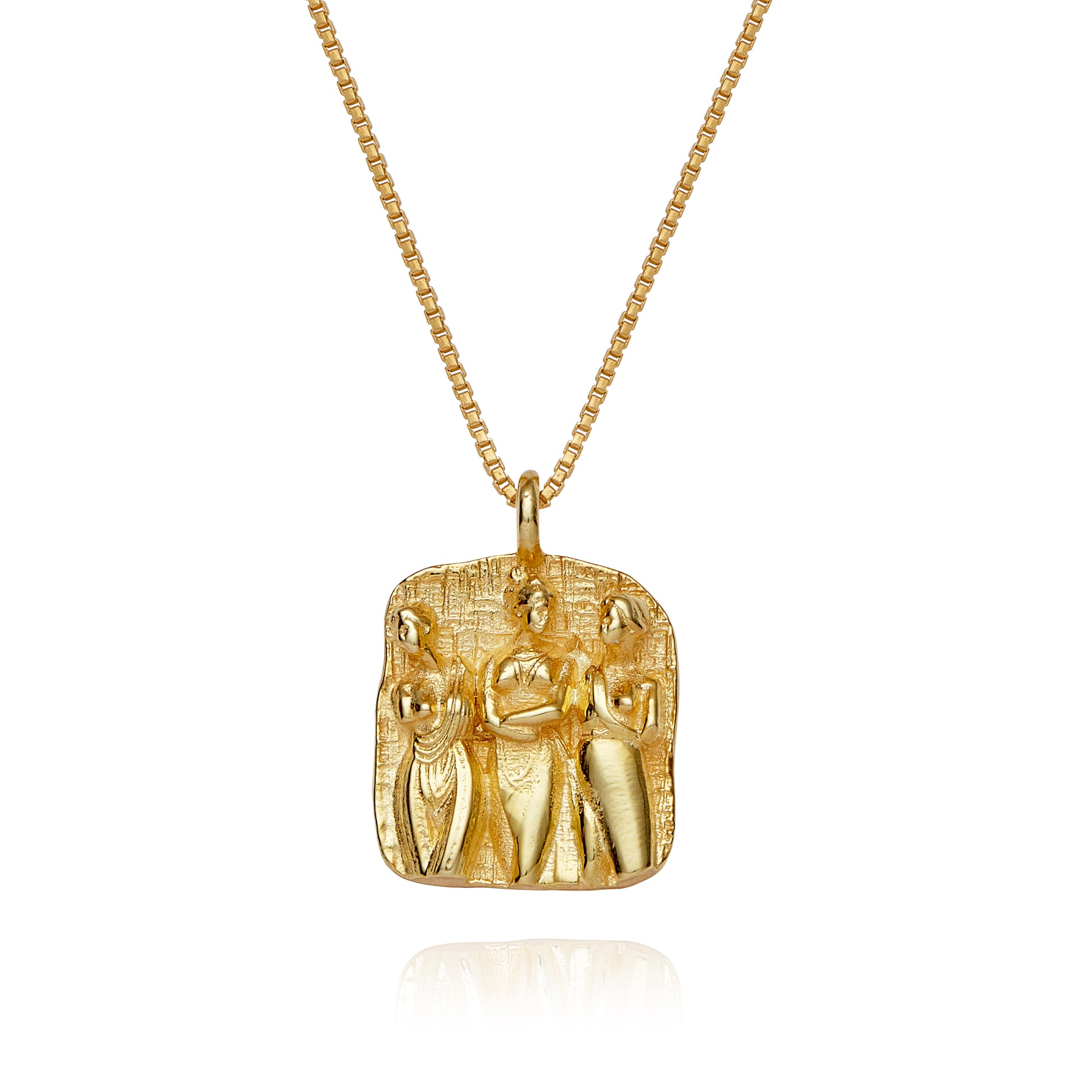 18k gold plated necklace inspired by Greek goddess – elegant gold necklace women’s jewellery by Rani and Co