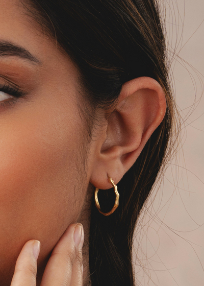 dainty minimal statement earrings, rani and co, jewellery brand uk