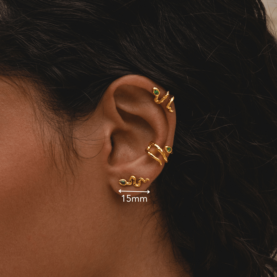 Snake Stud Earrings
