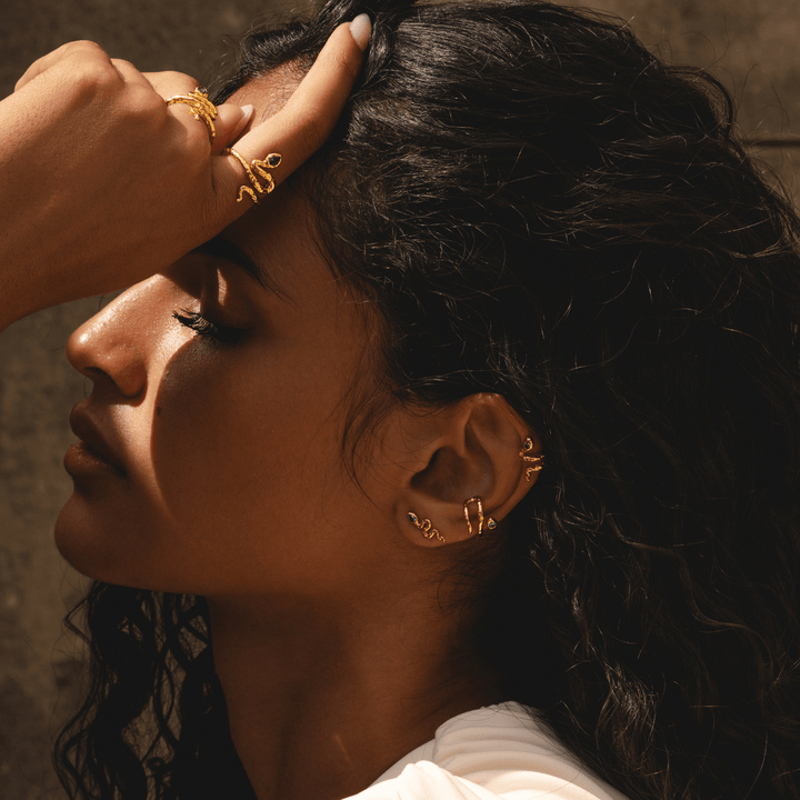 Snake Stud Earrings