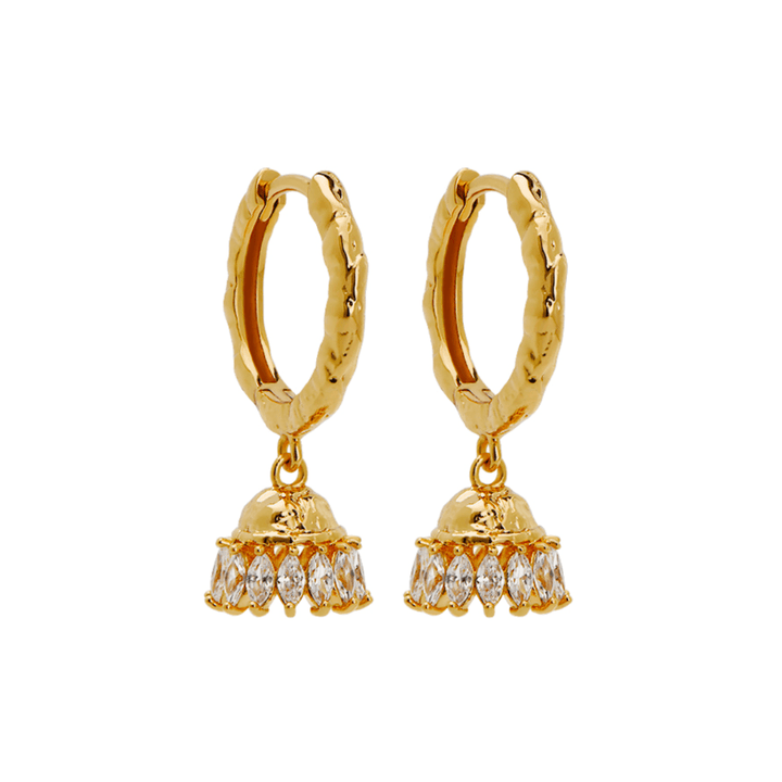 Roshni Mini Jhumka Crystal Earrings