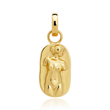 Mini Goddess Aphrodite charm in 18k gold plated finish for charm bracelet by Rani and Co