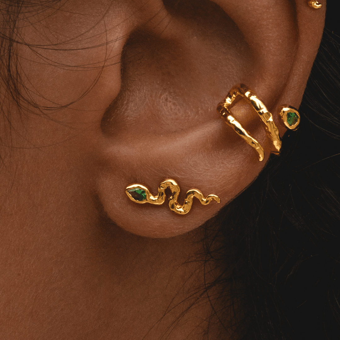 Snake Stud Earrings