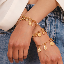 Female symbol charm for charm bracelet in 18k gold plated by Rani and Co womens jewellery
