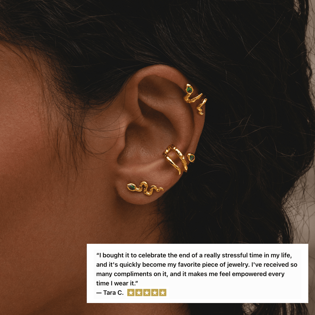 Snake Stud Earrings