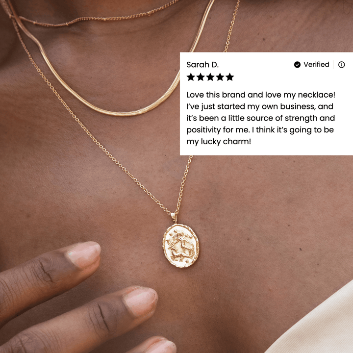 Capricorn Zodiac Necklace