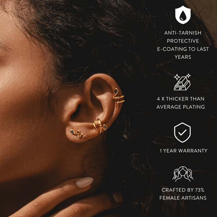 Snake Upper Ear Cuff