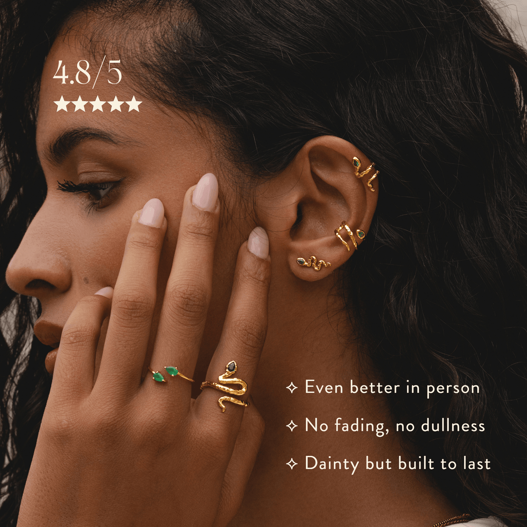 Snake Stud Earrings