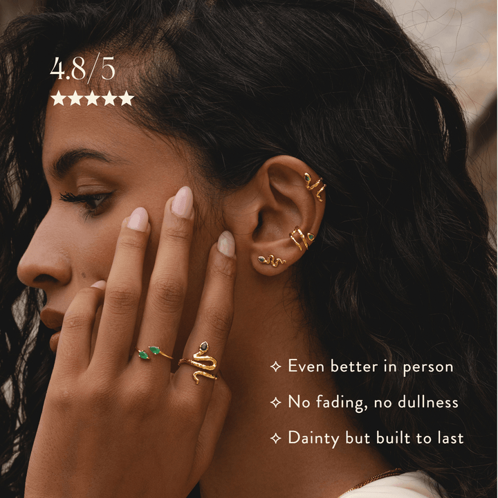 Snake Upper Ear Cuff
