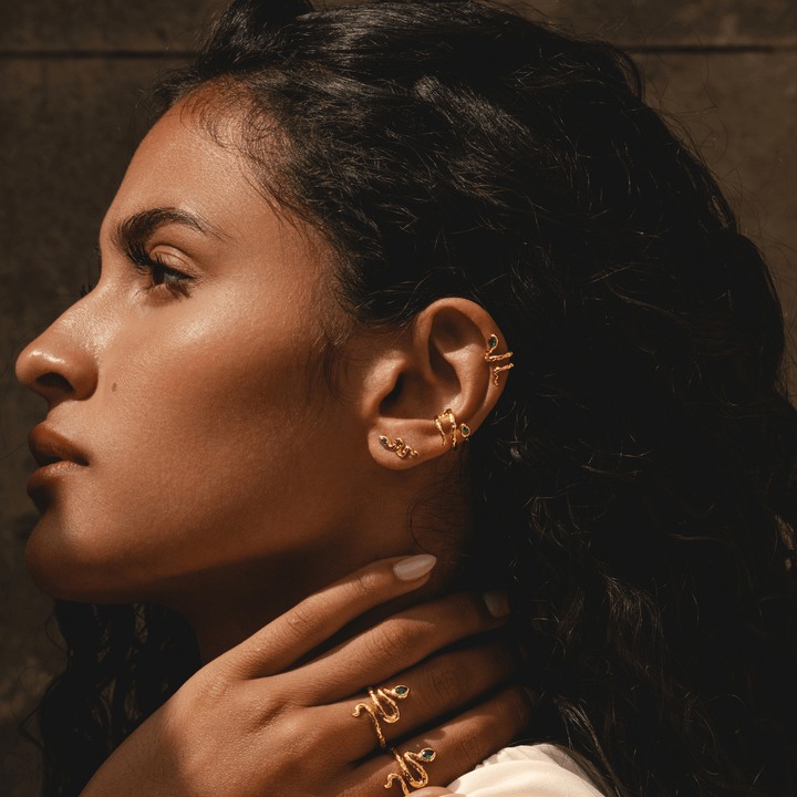 Snake Stud Earrings