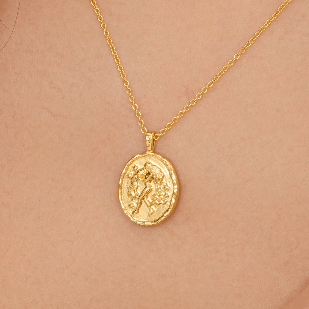 Aquarius Zodiac Necklace