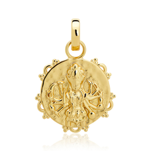 Mini goddess Kali charm in 18k gold plating for charm bracelets by Rani and Co