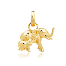 Mini gold elephant charm for womens jewellery and charm bracelets by Rani and Co