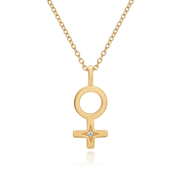 Women's jewellery by Rani and Co showcasing a gold chain female necklace with radiant rainbow moonstone