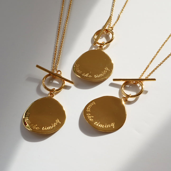 Trust The Timing Necklace (Defect)
