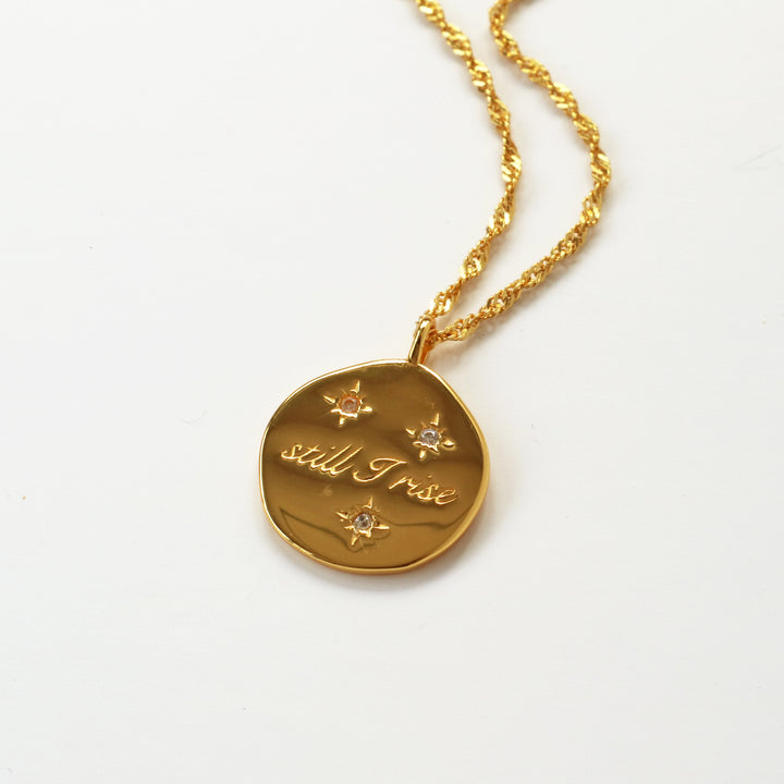 Still I Rise Necklace (Defect)