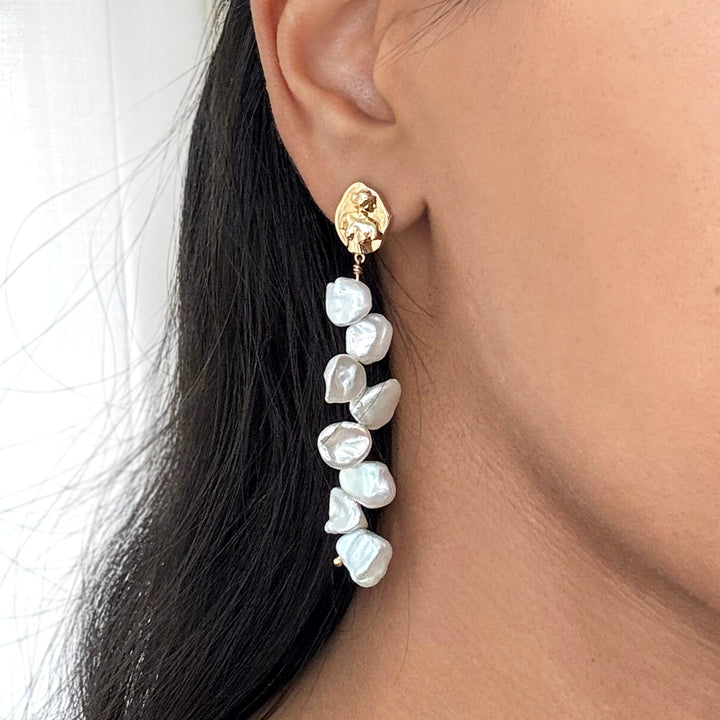 Aphrodite Pearl Earrings (Sample)