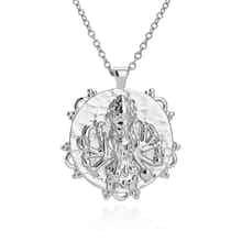 Hindu Goddess Kali pendant on sterling silver necklace by Rani and Co womens jewellery