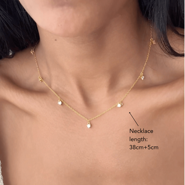Cz Drop Necklace 2