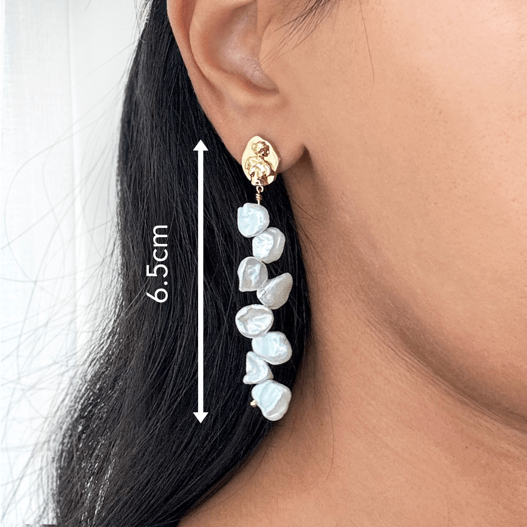 Aphrodite Pearl Earrings (Sample)