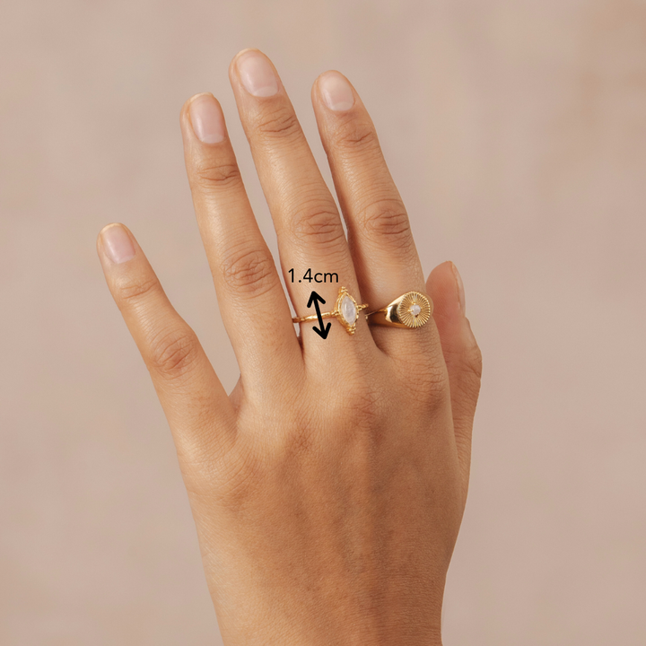 Indian Moonstone Ring (Sample)
