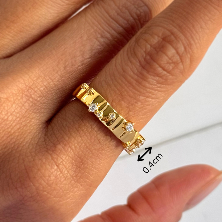 Irregular Cz Ring (Sample)