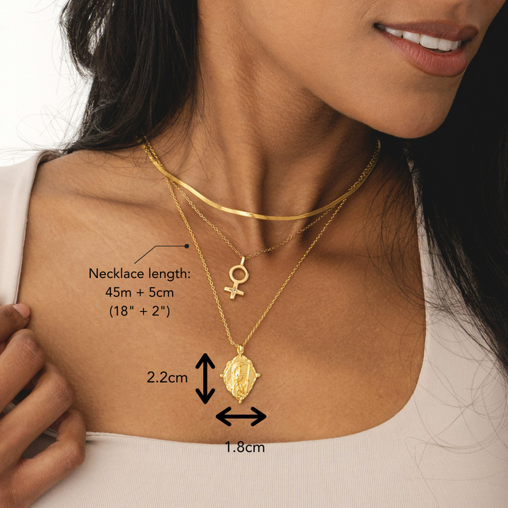 Goddess Athena Necklace (Sample)