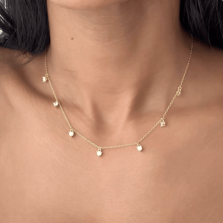 Cz Drop Necklace 1