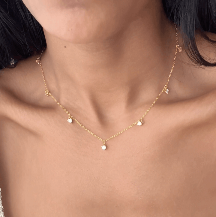 Cz Drop Necklace 2