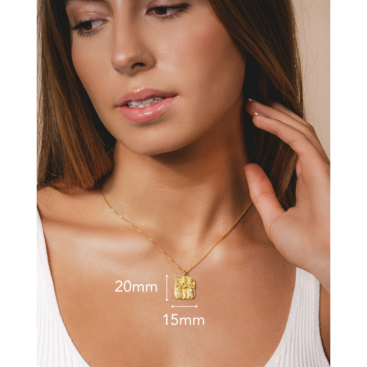 18k gold plated necklace inspired by Greek goddess – elegant gold necklace women’s jewellery by Rani and Co