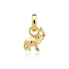 Baby elephant charm in 18k gold plated for charm bracelet by Rani and Co