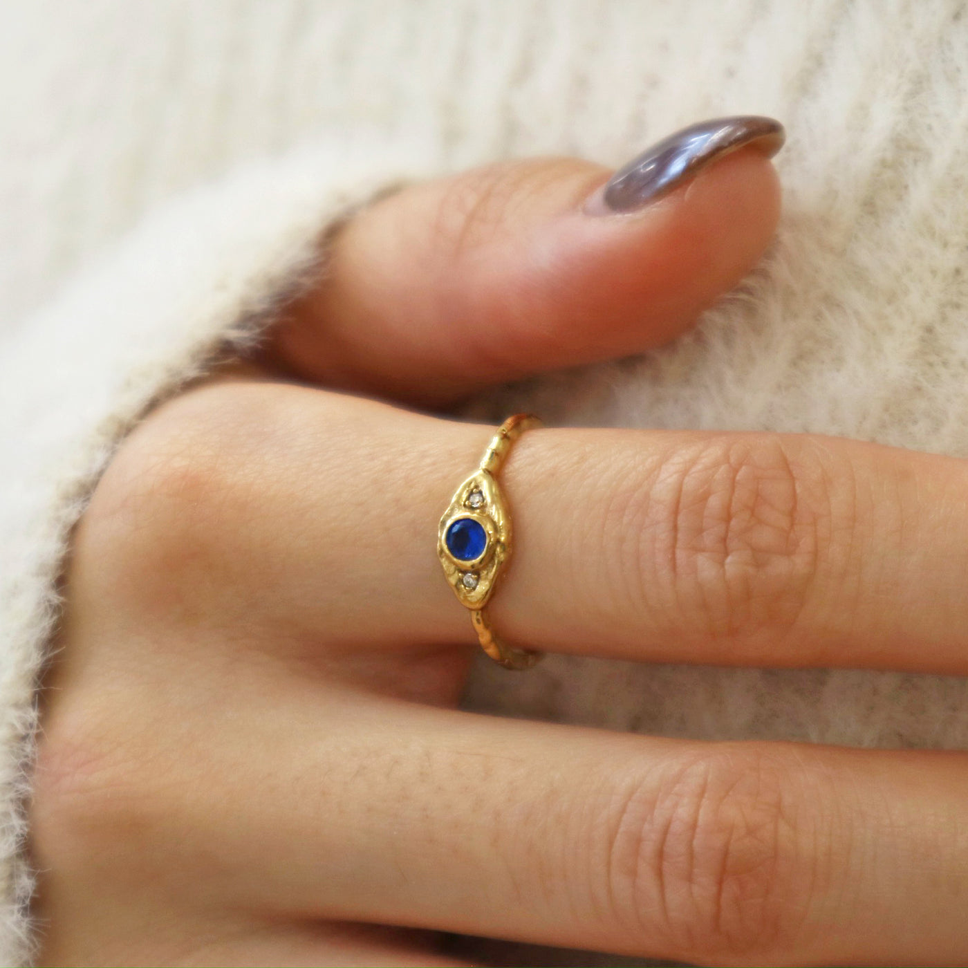 Turkish eye ring cheap