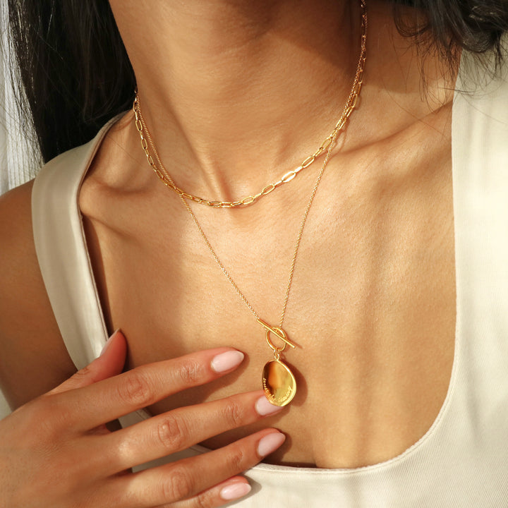 Trust The Timing Necklace (Gold)
