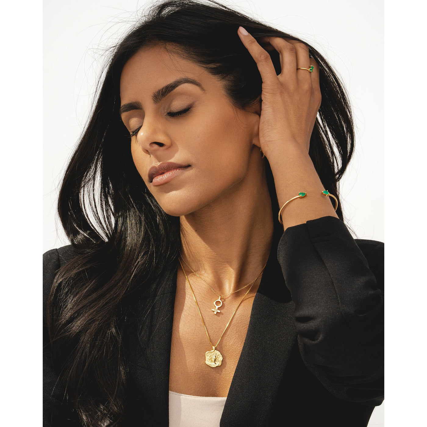 Divine Feminine Female Symbol Necklace Rani Co. Jewellery