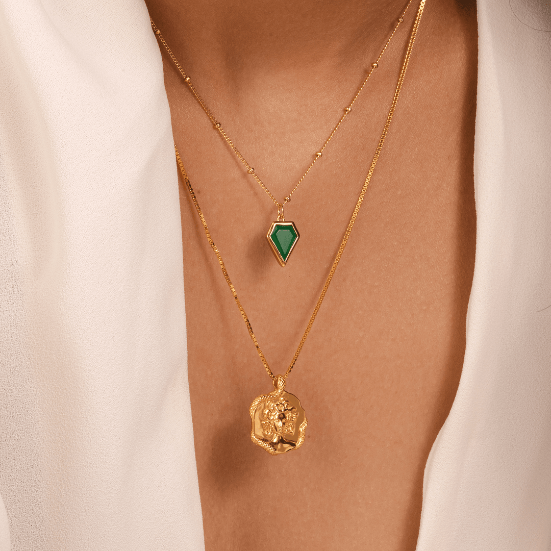 Medusa Necklace (Gold)