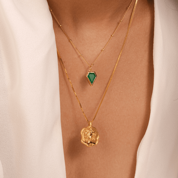 Medusa Necklace (Gold)