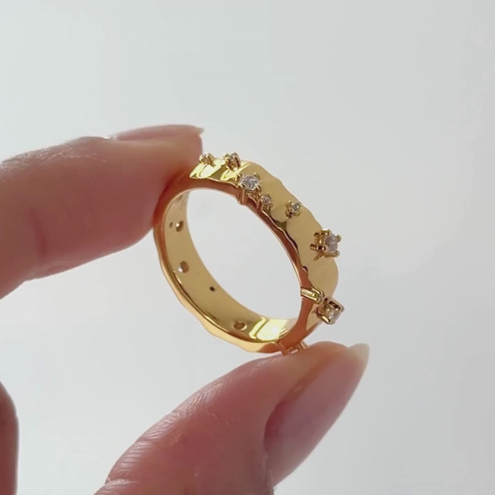 Irregular Cz Ring (Sample)