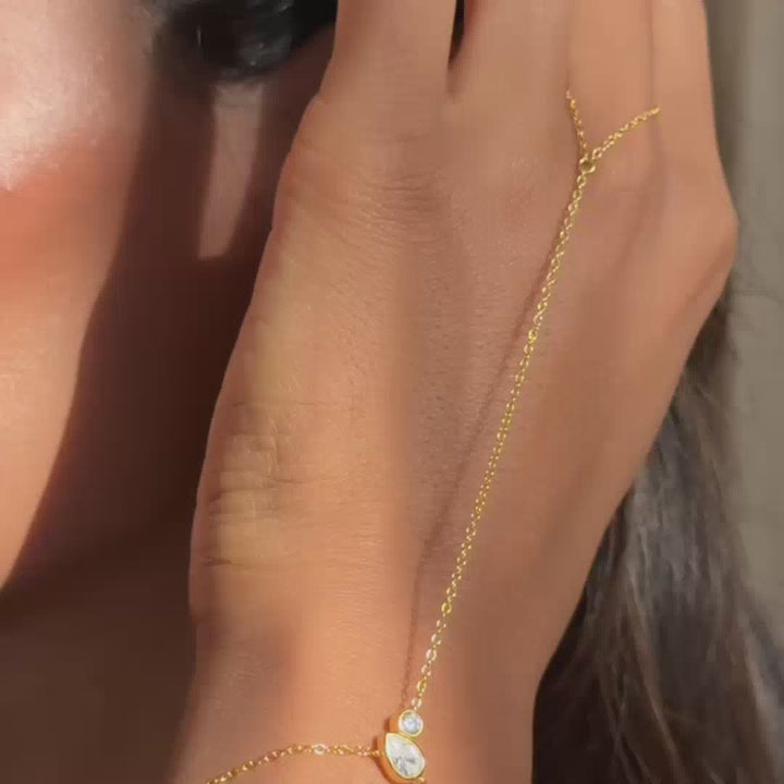 Roshni Mini Jhumka Crystal Earrings