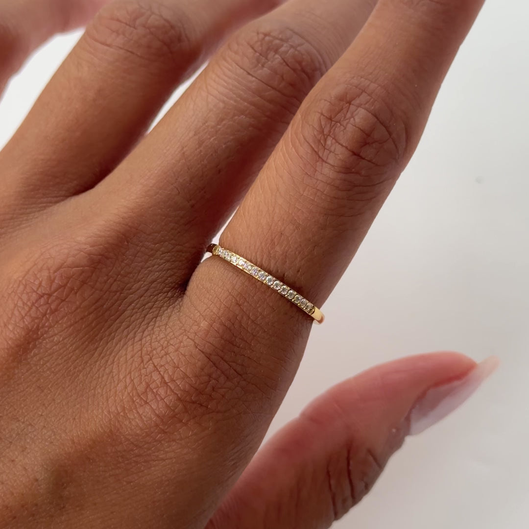 Cz Band Ring