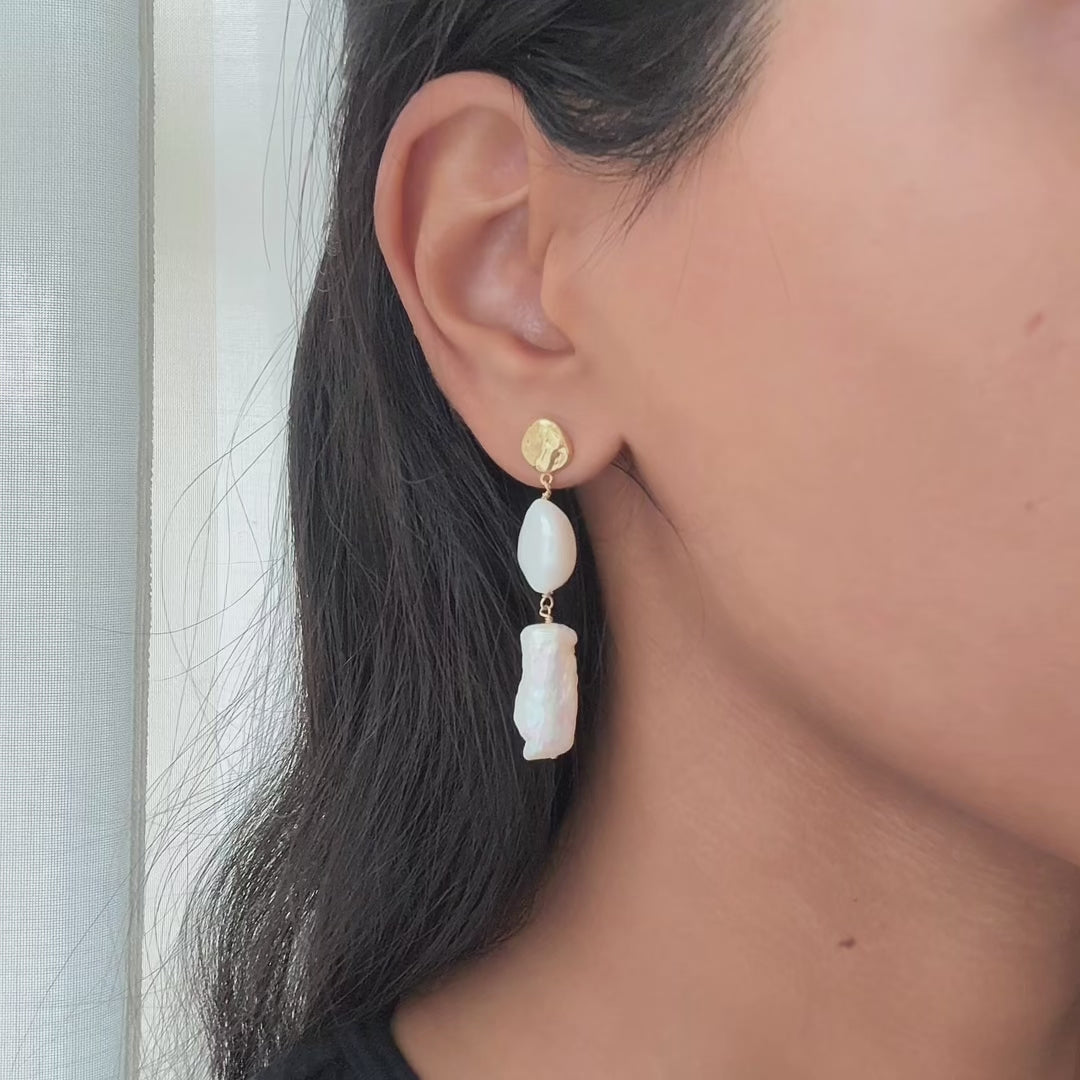 Mixed Pearl Earrings (Sample)