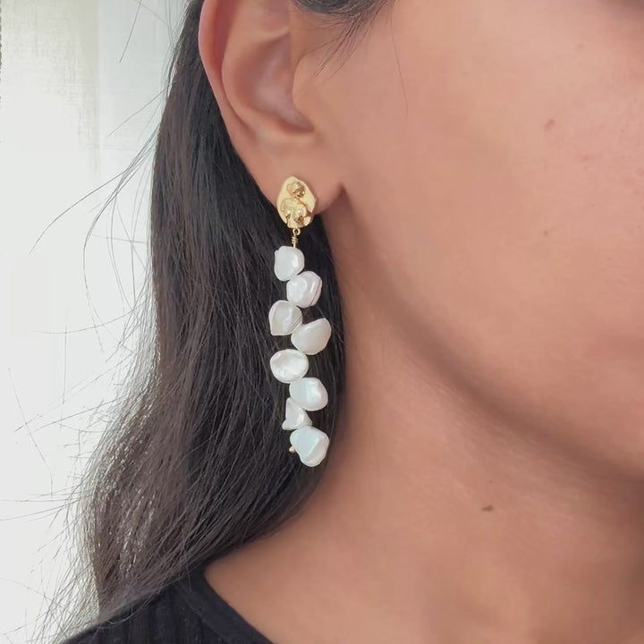 Aphrodite Pearl Earrings (Sample)