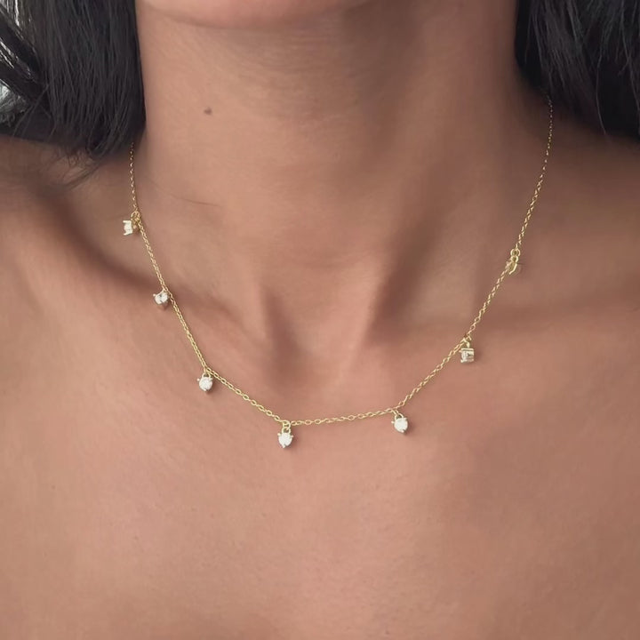 Cz Drop Necklace 1