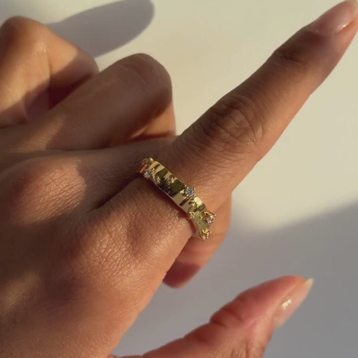 Irregular Cz Ring (Sample)