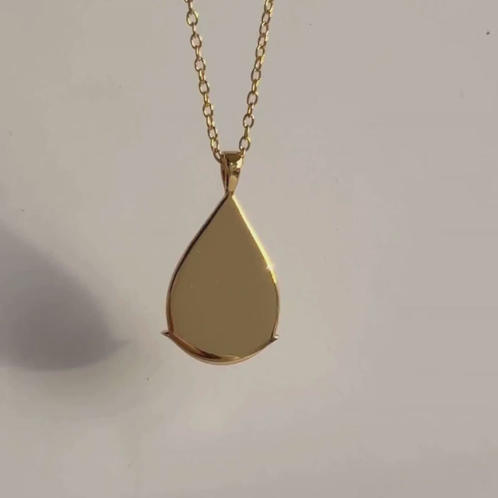 Goddess Lakshmi Sandblast Necklace (Sample)