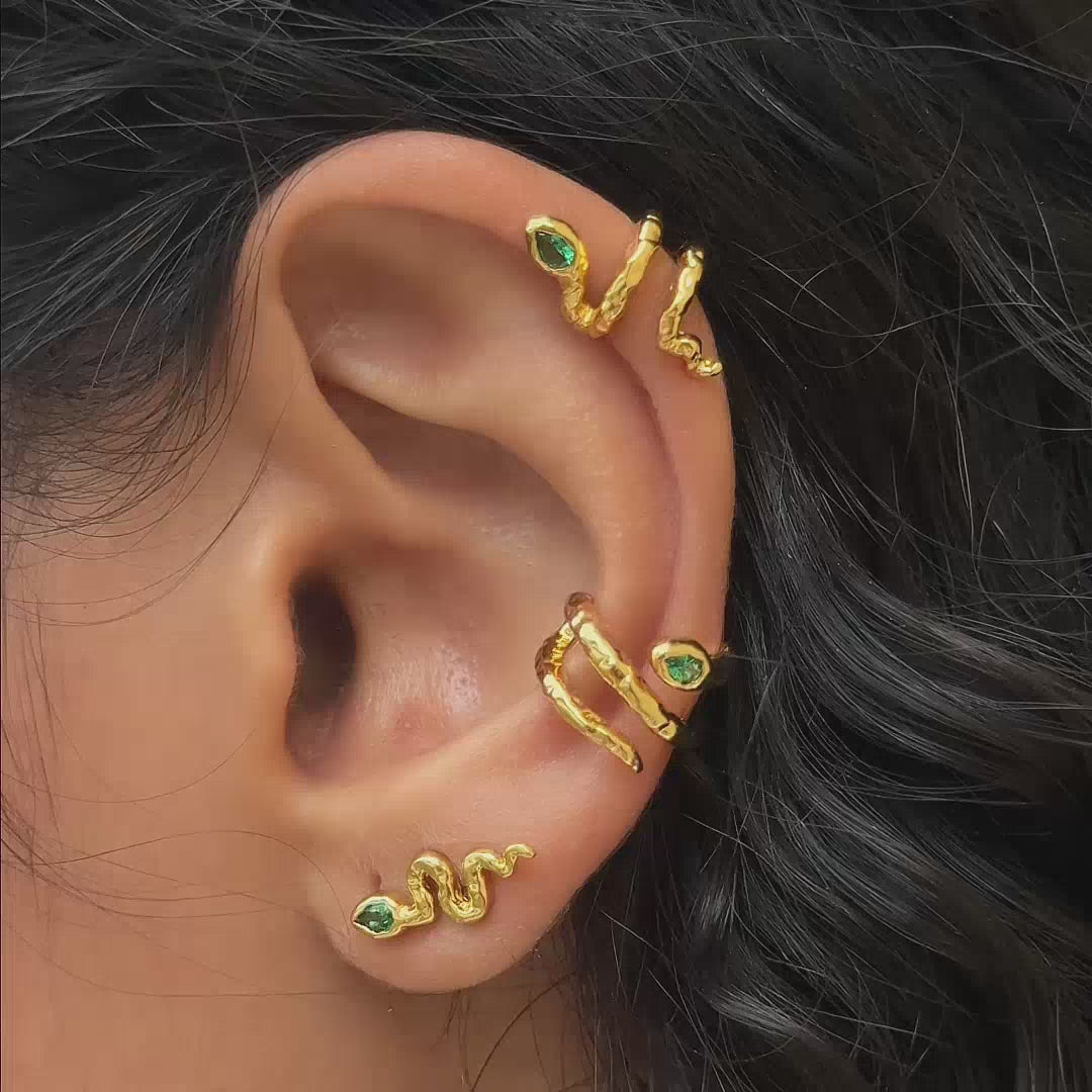 Snake Stud Earrings